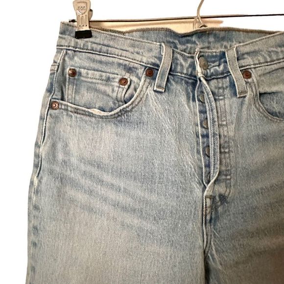 LEVI'S 501 Skinny Denim in Light Wash Sz 27 - Picture 5 of 5